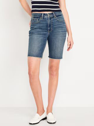 High-Waisted OG Jean Shorts -- 9-inch inseam | Old Navy (US)