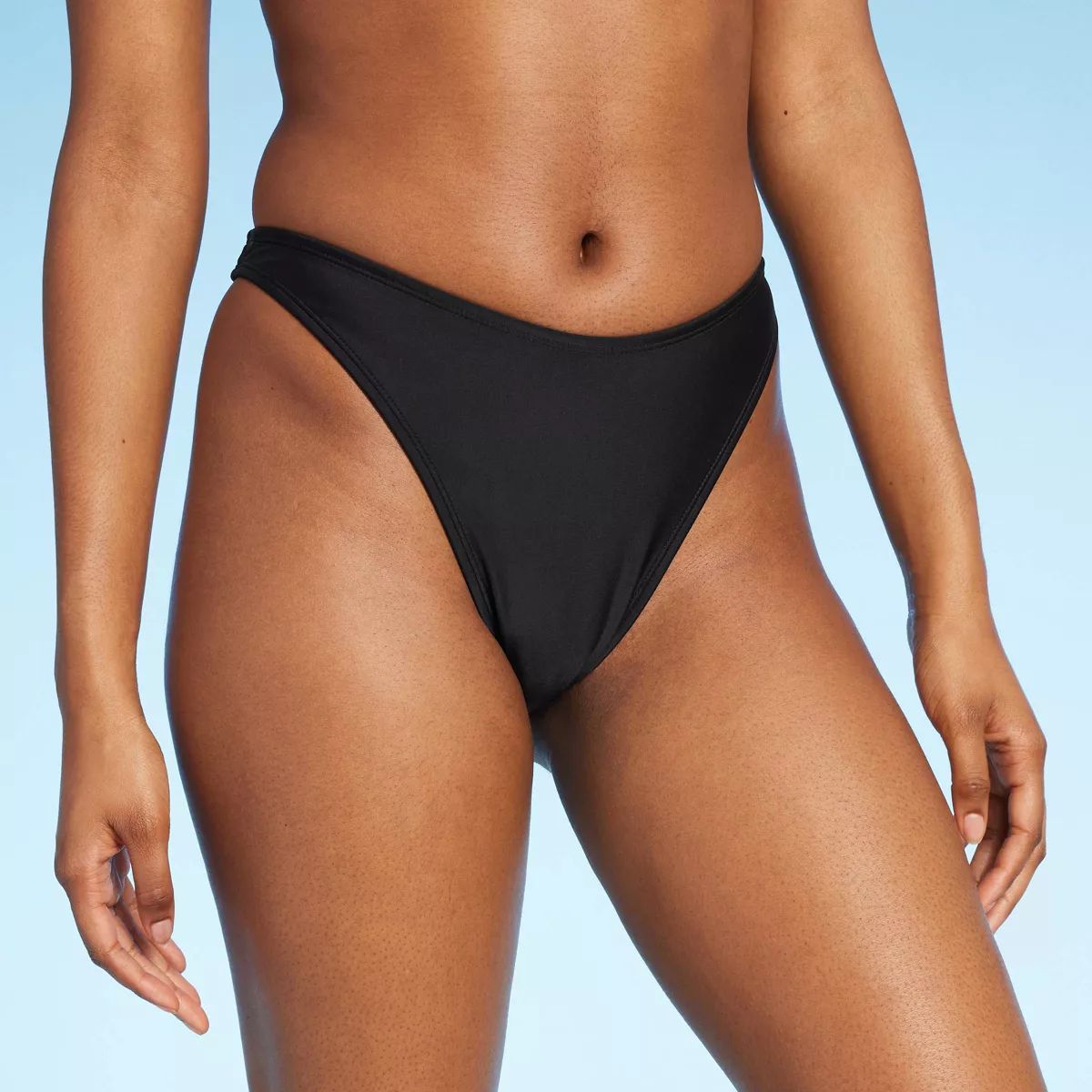 Women's Low-Rise High Leg Ultra Cheeky Bikini Bottom - Wild Fable™ | Target