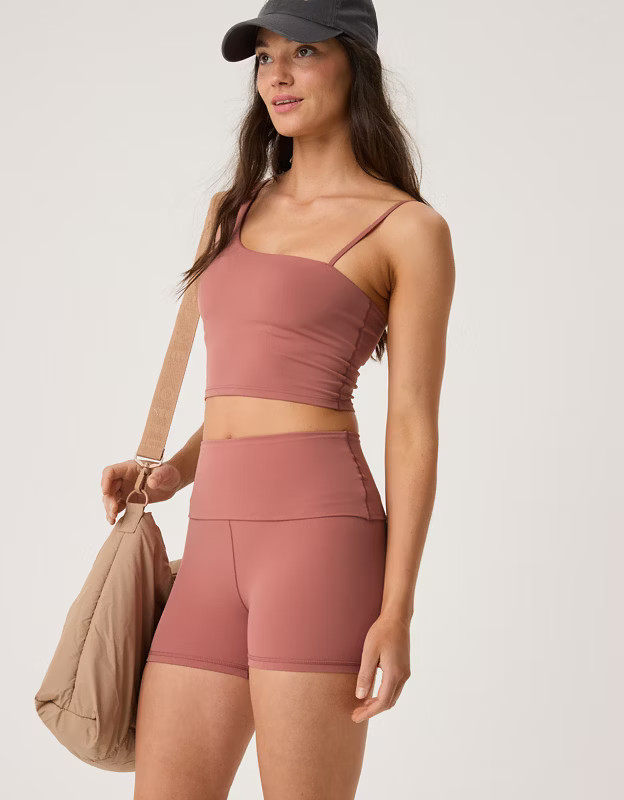 OFFLINE By Aerie Real Me Xtra Foldover 3" Bike Short | Aerie