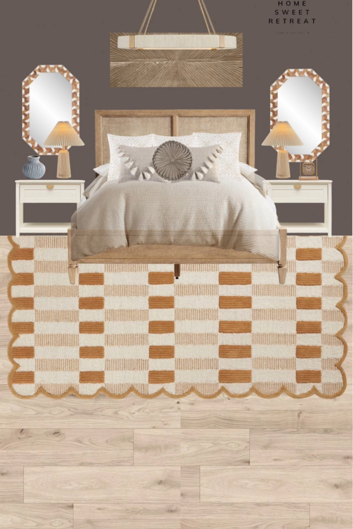 Warm, neutral, textured bedroom. Featuring Pottery Barn bed and desk, Anthropologie rug and Wayfair decor  

#LTKhome #LTKstyletip