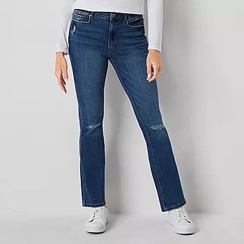 a.n.a Womens High Rise Flare Jean | JCPenney