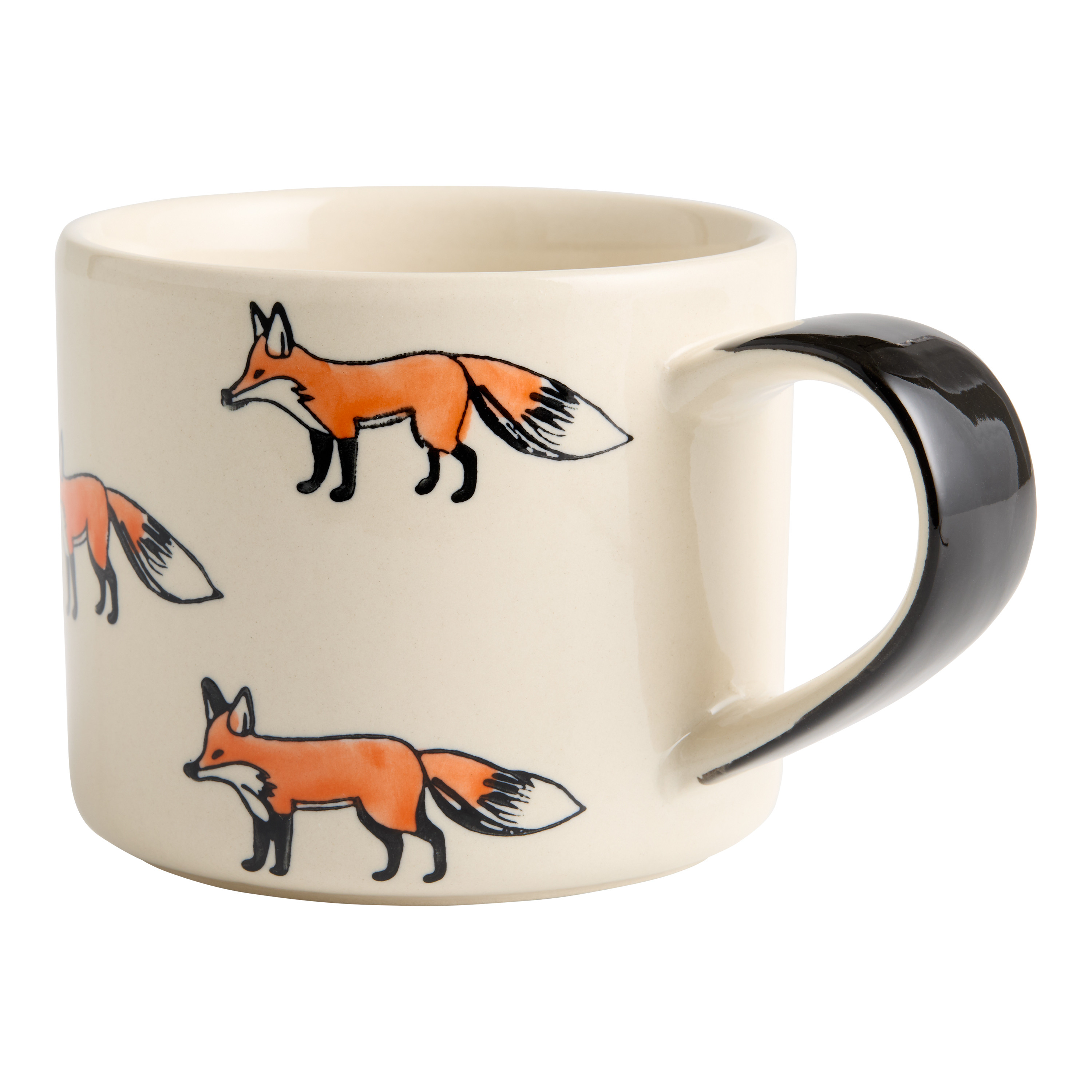 Woodland Critter Hand Painted Ceramic Mug | World Market