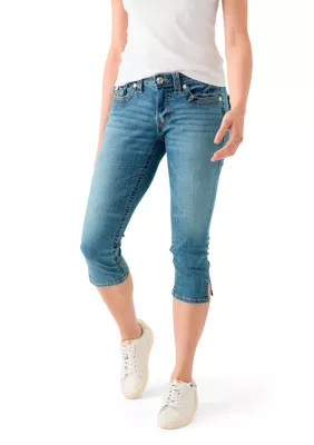 True Religion Jennie Curvy Flp Capri Jeans | Belk