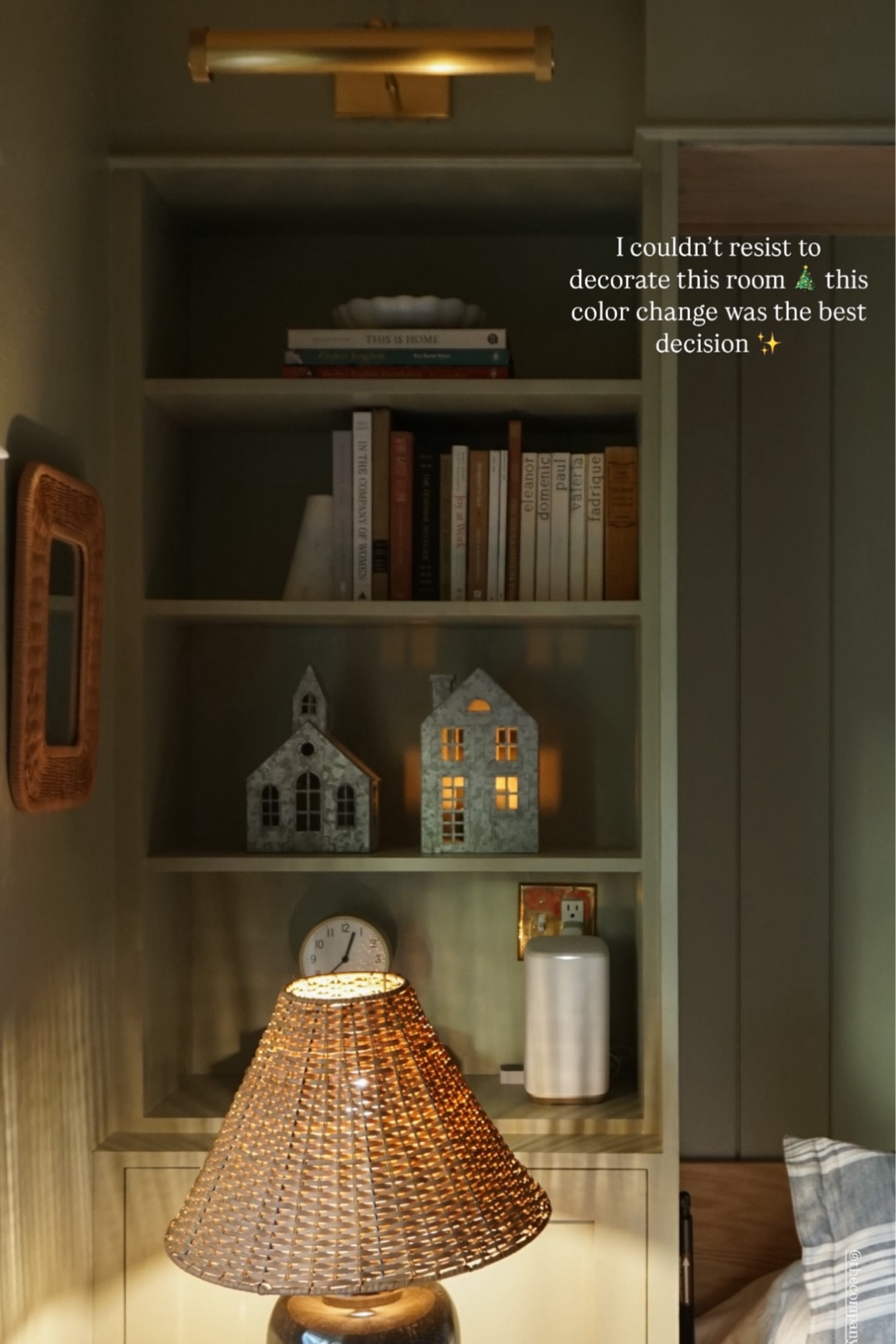 I'm still in love with the new color of the guest bedroom ☺️ Btw, those metal chapel and townhouse are 25% off!

#LTKSeasonal #LTKHome #LTKFindsUnder100