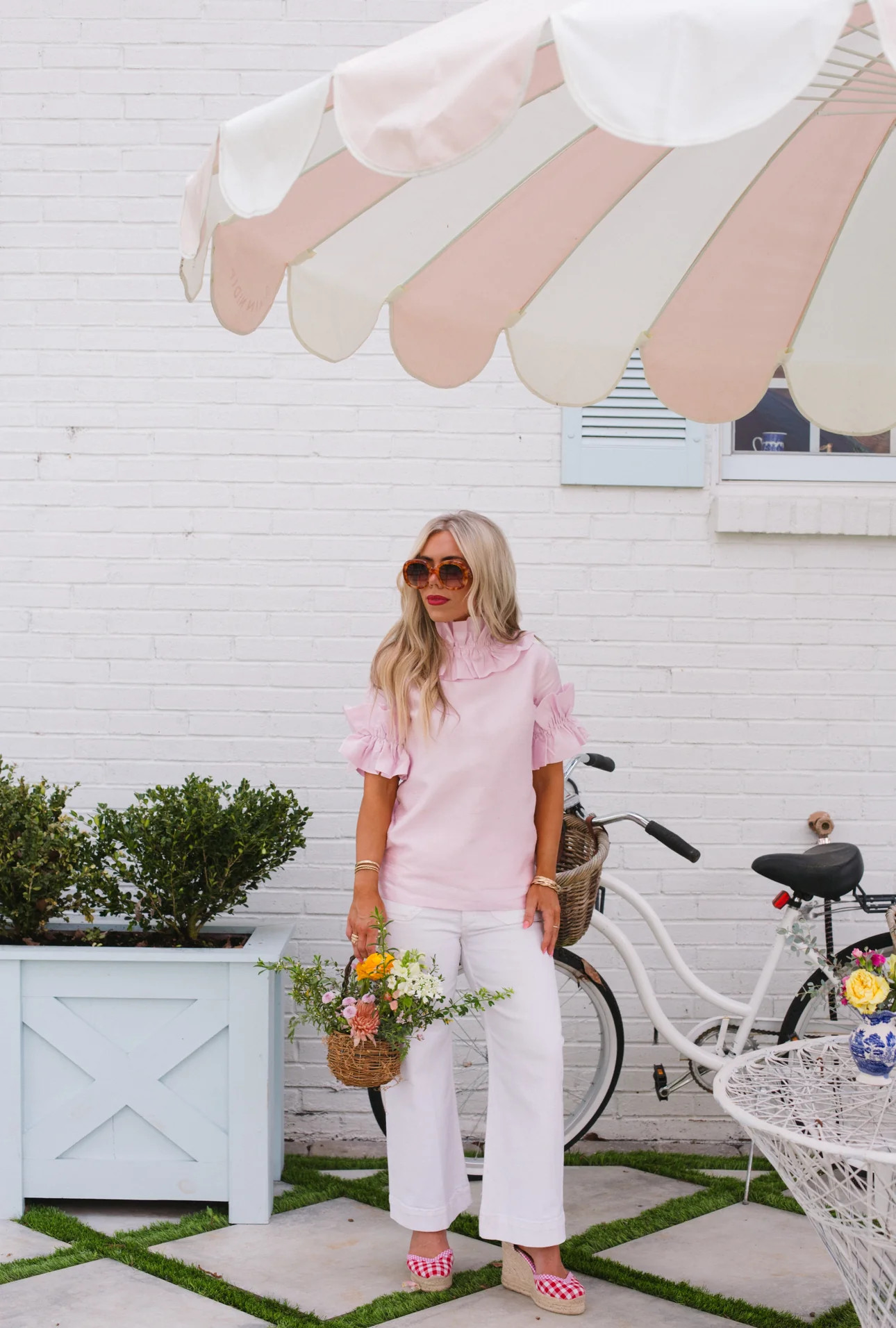 Mary Margaret Top in cotton candy | Elizabeth Wilson Designs
