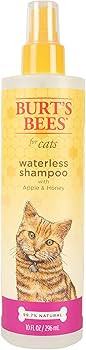Burt's Bees for Pets Cat Waterless Shampoo with Apple & Honey | Dry Cat Shampoo Cat Waterless Sha... | Amazon (US)