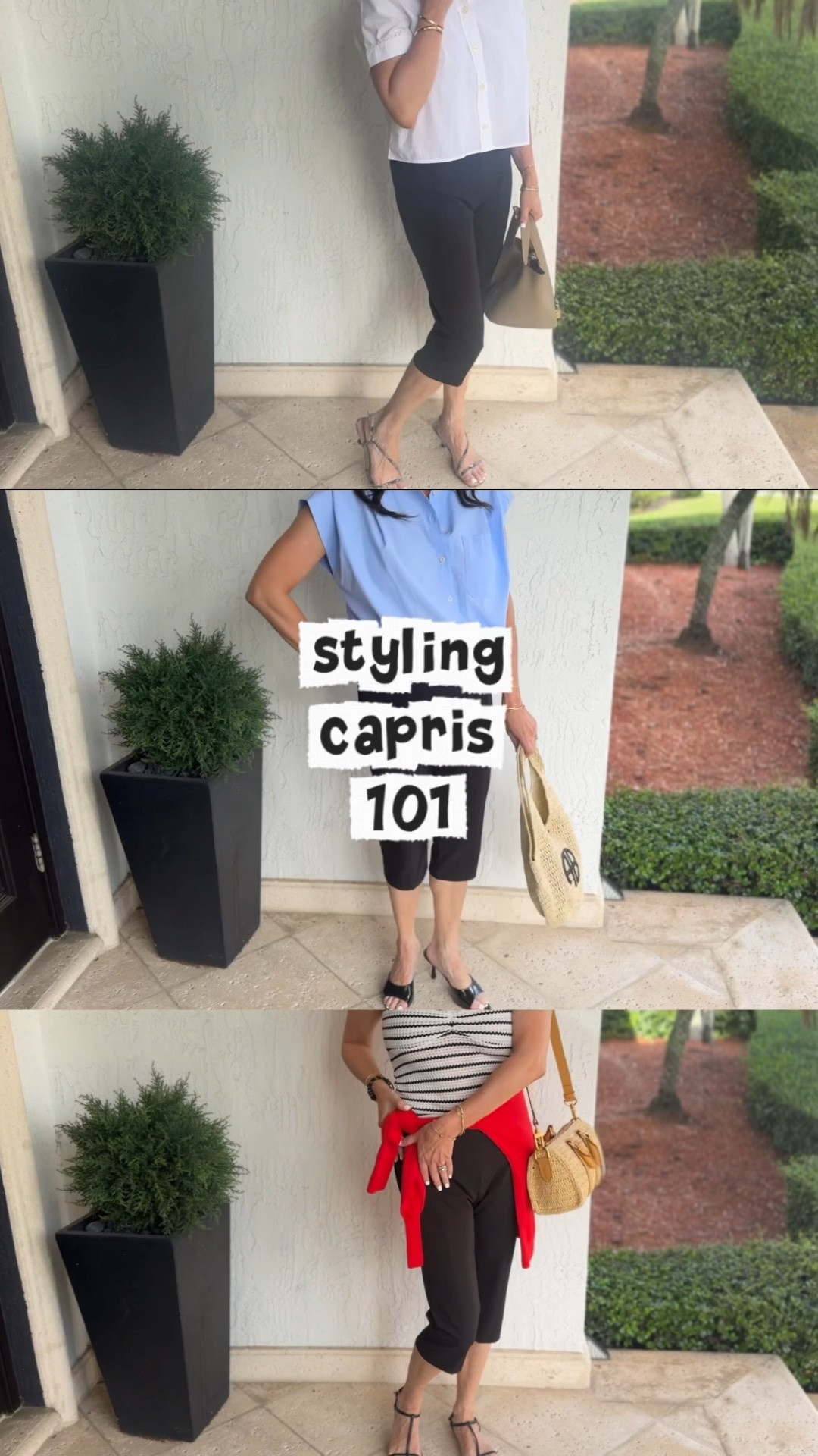 Capris are not liked by most , I love them ! I think styling is what creates confusion. With the right proportions and shoes - they look great. My tops are a sm , tank med and capri XS. #howtostylecapris #summercapriinspo

#LTKSeasonal #LTKOver40 #LTKPetite