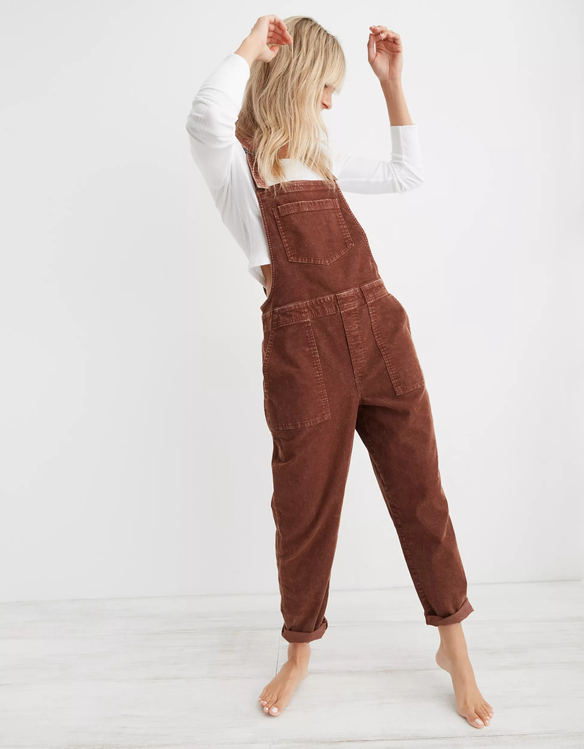 Aerie Werk & Play Corduroy Overalls | American Eagle Outfitters (US & CA)