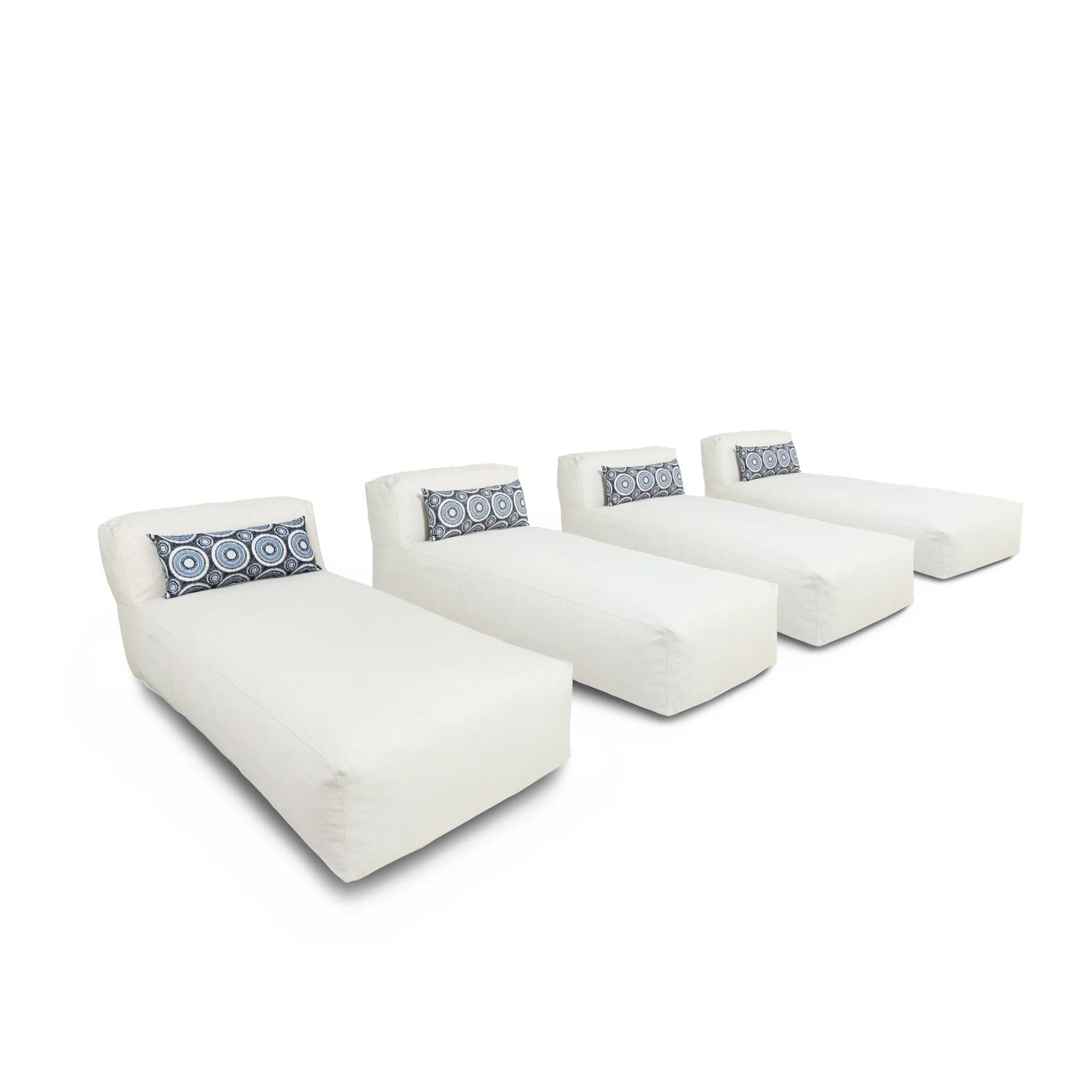 Trule Outdoor Chaise Lounge Bean Bag Chair Set Of 4 & Reviews | Joss & Main | Joss & Main