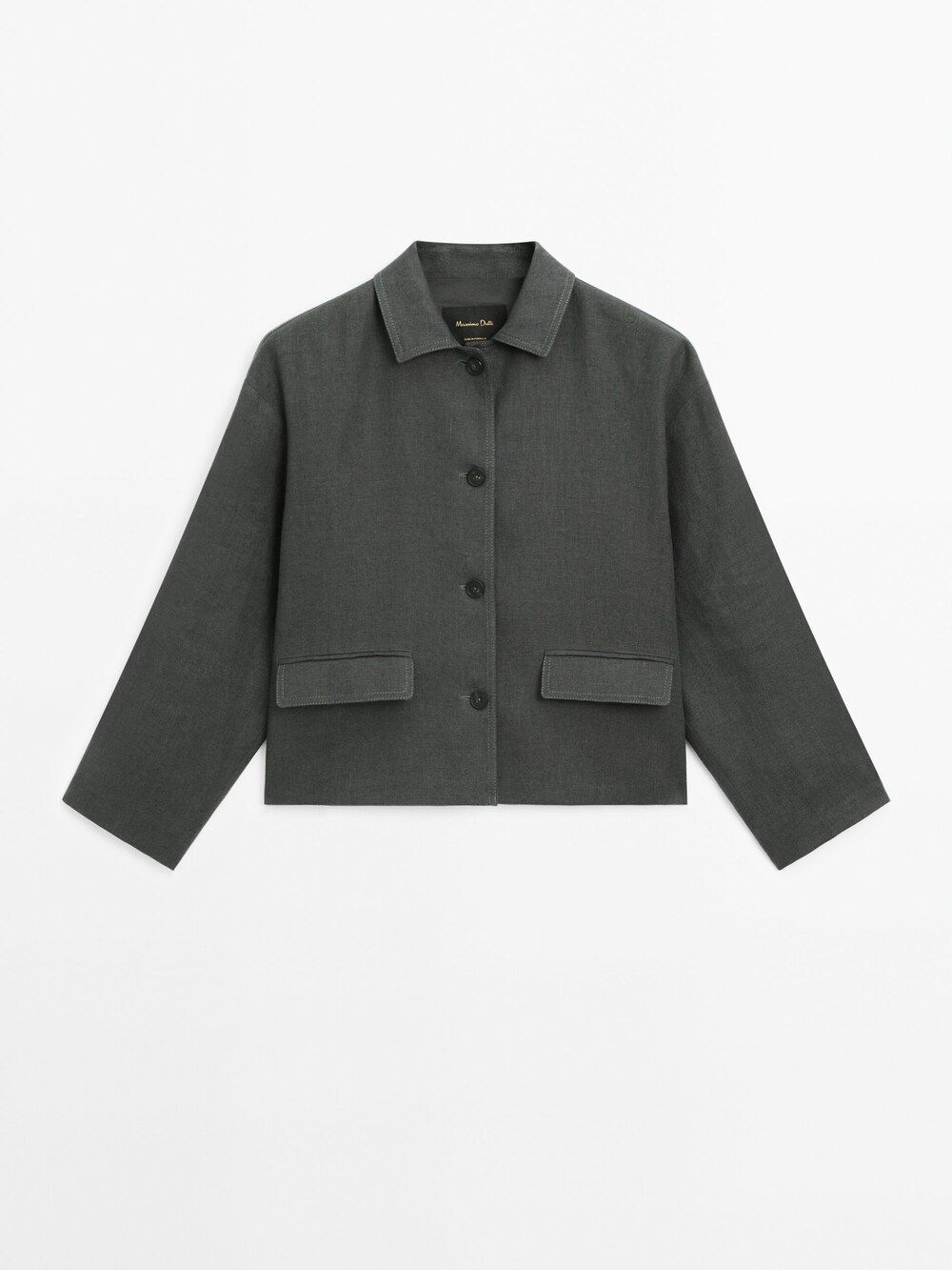 Oversize short jacket | Massimo Dutti (US)