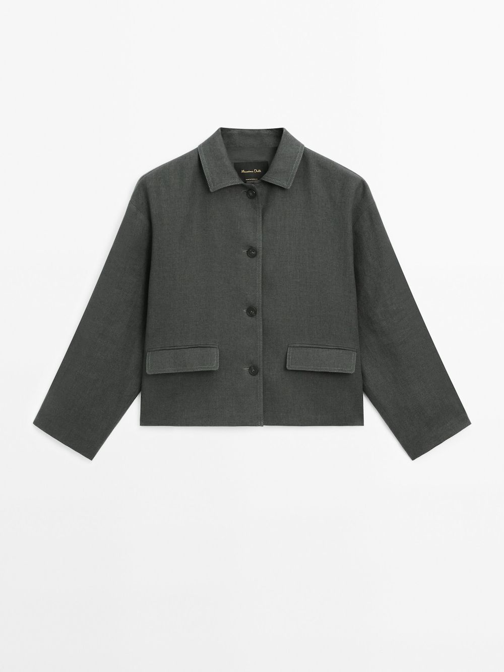 Oversize short jacket | Massimo Dutti (US)