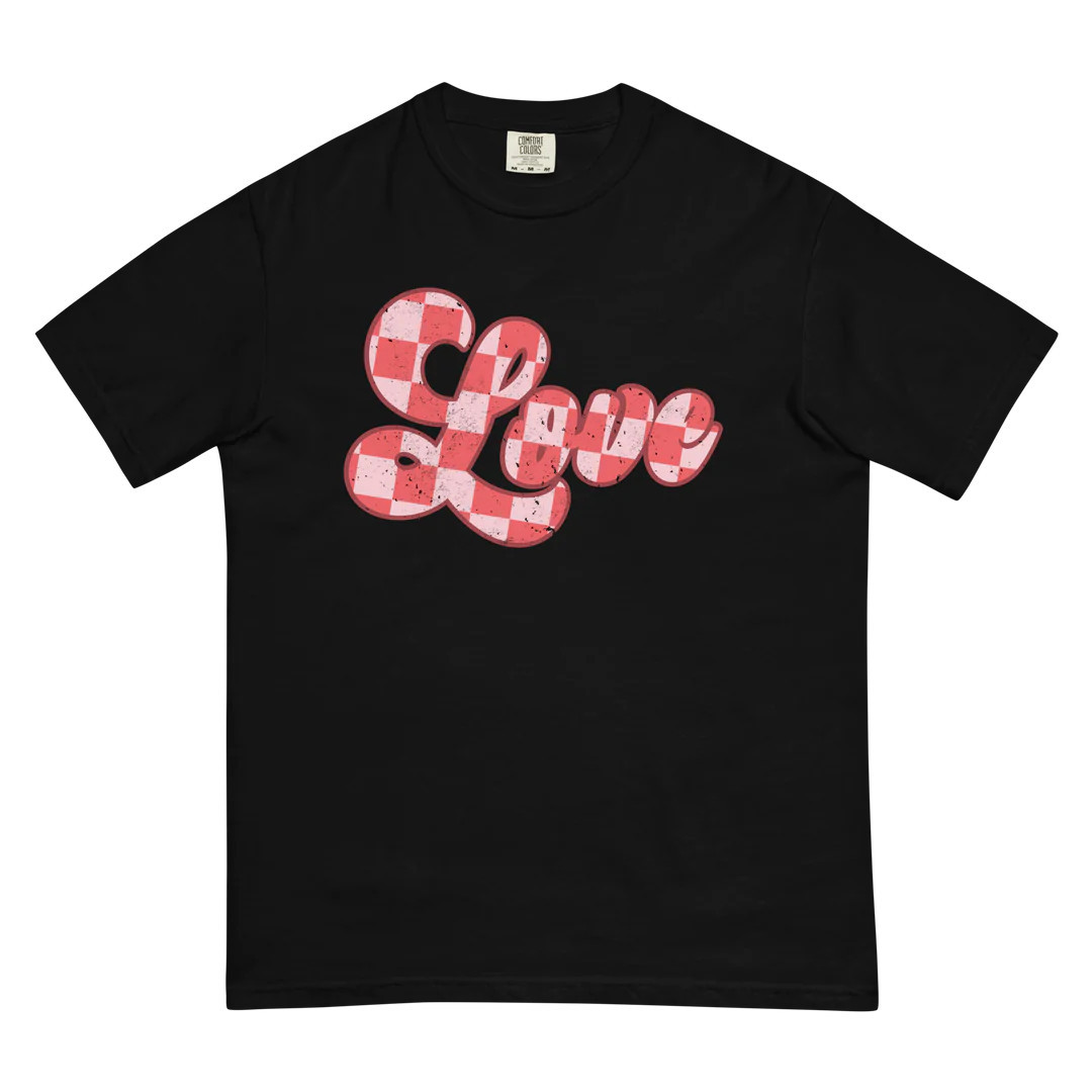 'Checkerboard Love' T-Shirt | United Monograms
