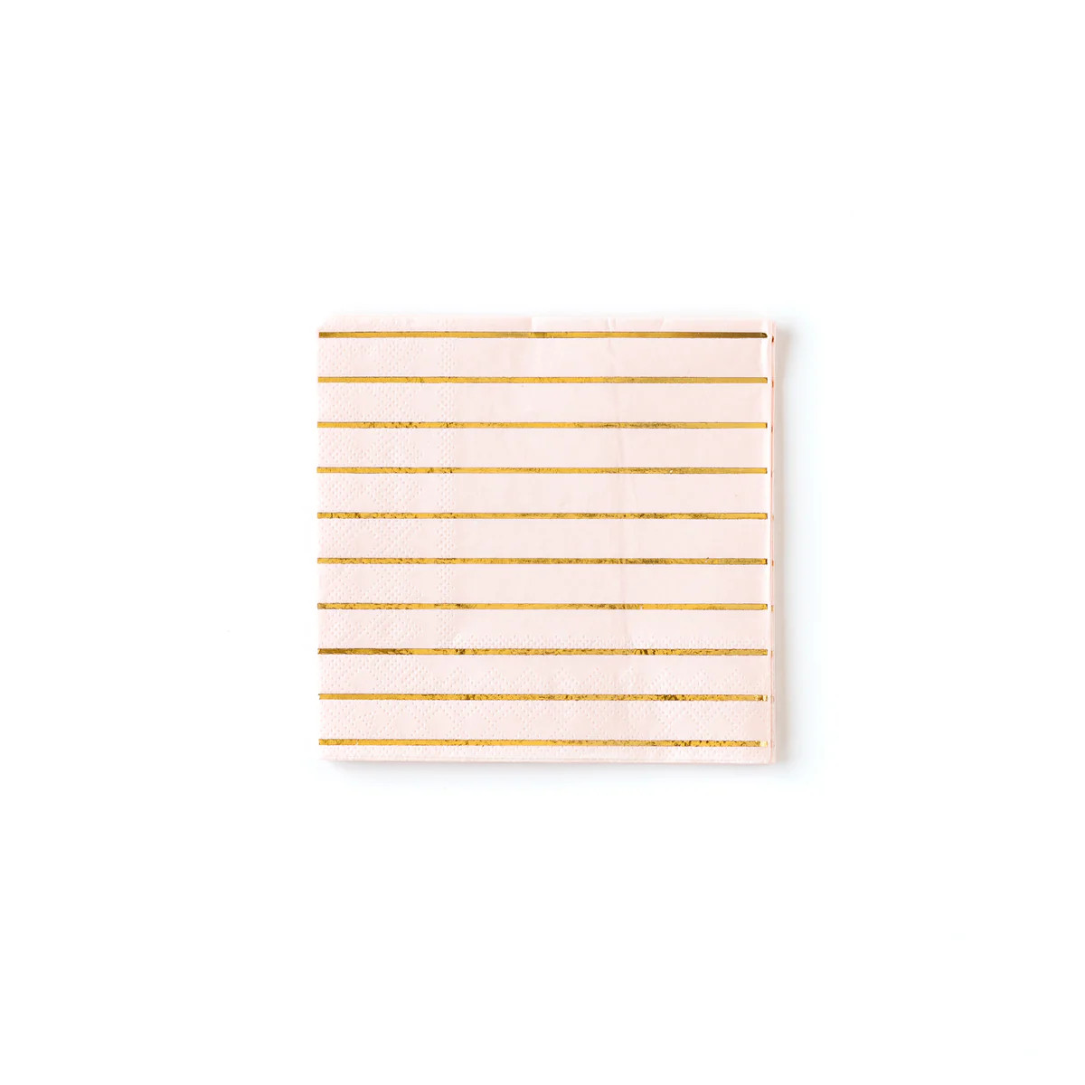 Blush Striped Cocktail Napkins | My Mind's Eye