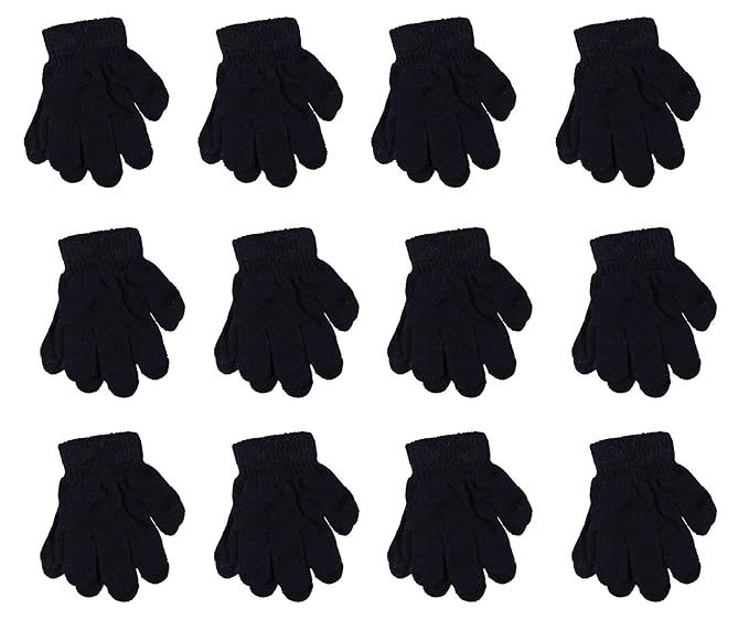 Gelante Toddler/Children Winter Knitted Magic Gloves Wholesale Lot 6-12 Pairs | Amazon (US)