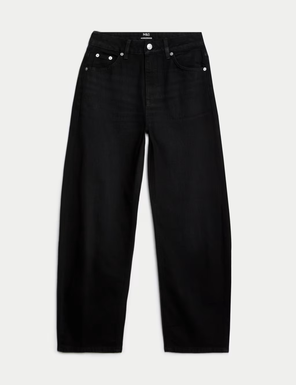 Mid Rise Relaxed Horseshoe Jeans | Marks & Spencer (UK)