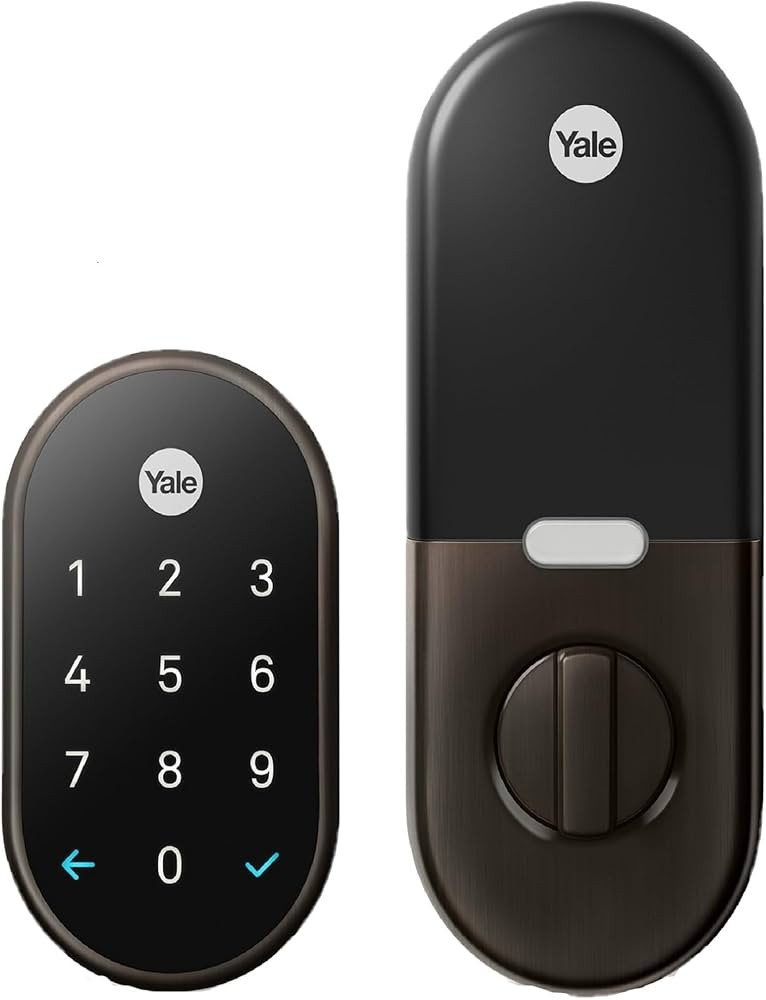 Google Nest x Yale Lock - Tamper-Proof Smart Lock for Keyless Entry - Keypad Deadbolt Lock for Fr... | Amazon (US)