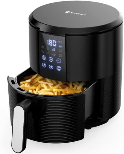 Kitcher3.5Qt Air Fryer LED Touch Digital Screen Hot Air Fryers Oven Oilless Cooker with Temperatu... | Amazon (US)