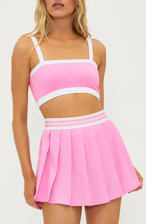 Beach Riot Indy Colorblock Sports Bra in Prism Pink at Nordstrom, Size X-Small | Nordstrom