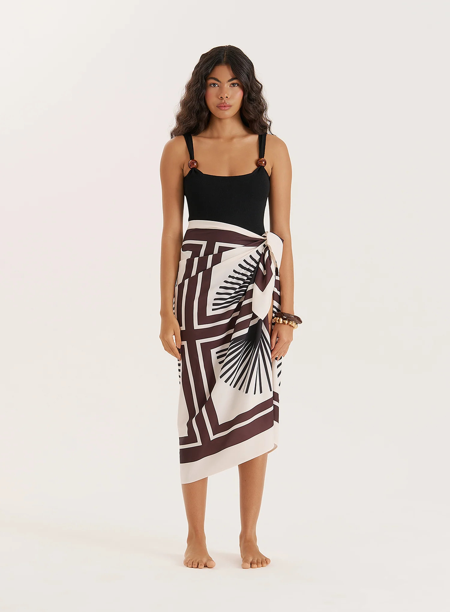 Abstract Print Sarong- Aura | 4th & Reckless