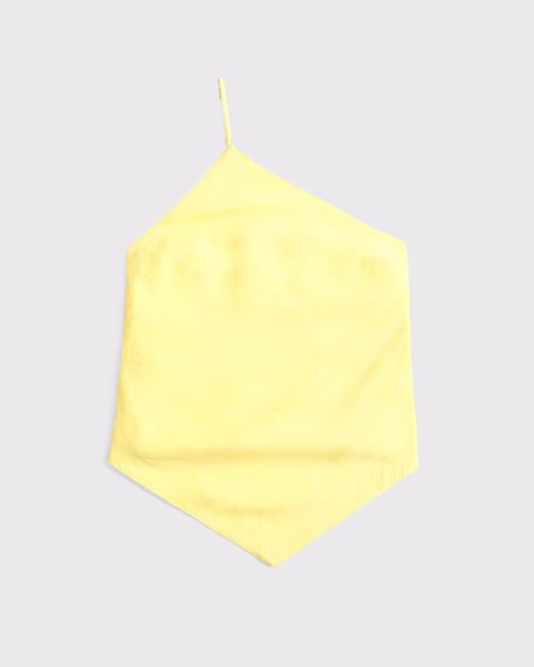 Women's One-Shoulder Asymmetrical Linen-Blend Top | Women's Tops | Abercrombie.com | Abercrombie & Fitch (US)