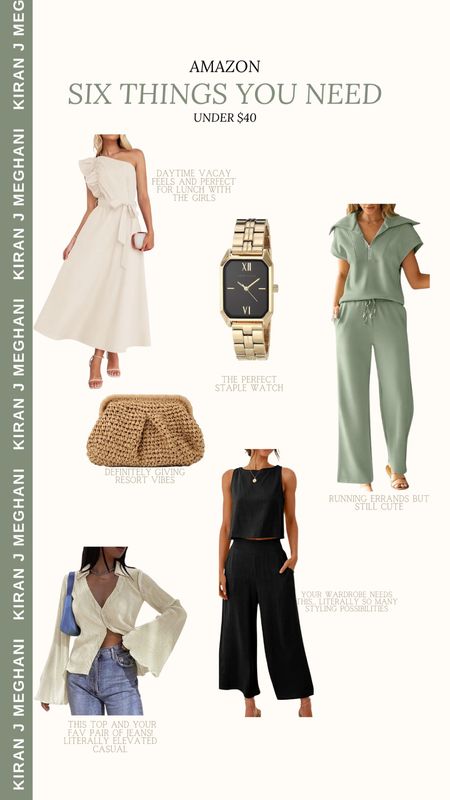 Here are six must haves under $40 that you absolutely need from Amazon 

Click the images down below to SHOP NOW and don’t forget to SHARE with your besties 👯‍♀️🫶🏻

#amazon #amazonfashion #maxidress #jewlery #sets 

#LTKFindsUnder50 #LTKTravel #LTKStyleTip
