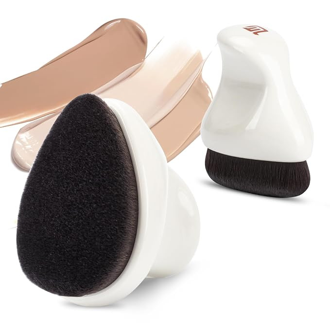 Amazon.com: Foundation Makeup Brush,Kabuki Bronzer Brush for Blending Liquid, Cream Cosmetics wit... | Amazon (US)