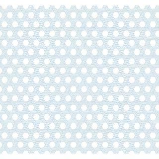 LILLIAN AUGUST Luxe Retreat Carolina Blue and Eggshell Cabana Wicker Paper Unpasted Wallpaper Rol... | The Home Depot