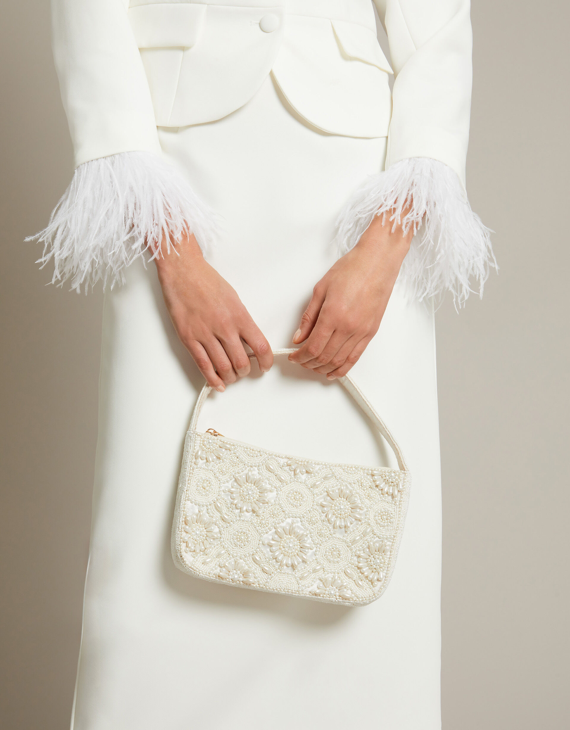 Hani Pearl Embellished Bag | Monsoon (UK)