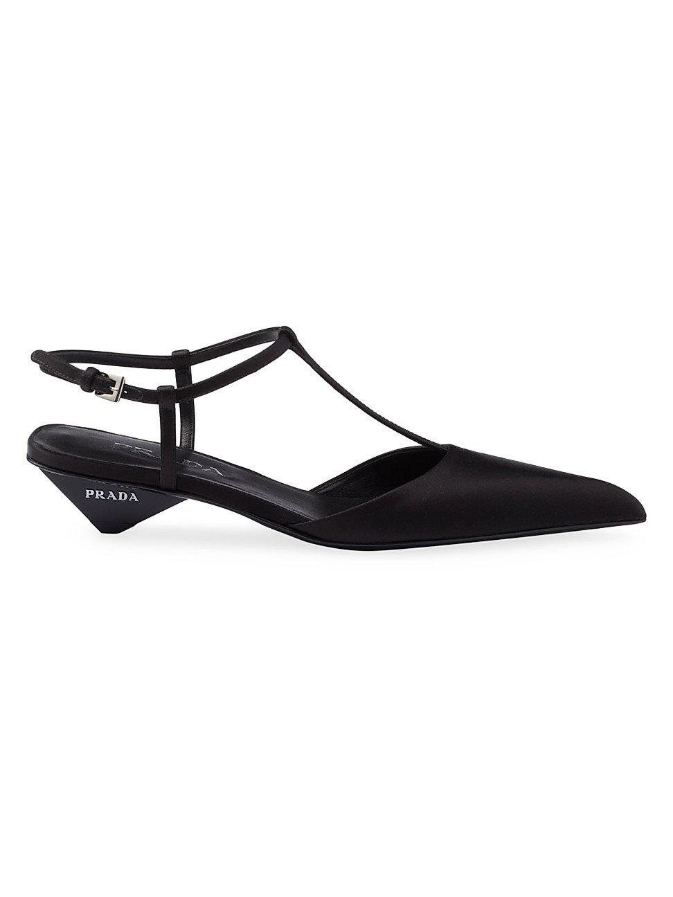 Women's Satin Slingback Pumps - Black - Size 9 | Saks Fifth Avenue