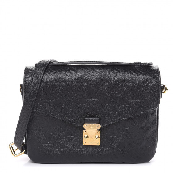 LOUIS VUITTON Empreinte Pochette Metis Black | Fashionphile