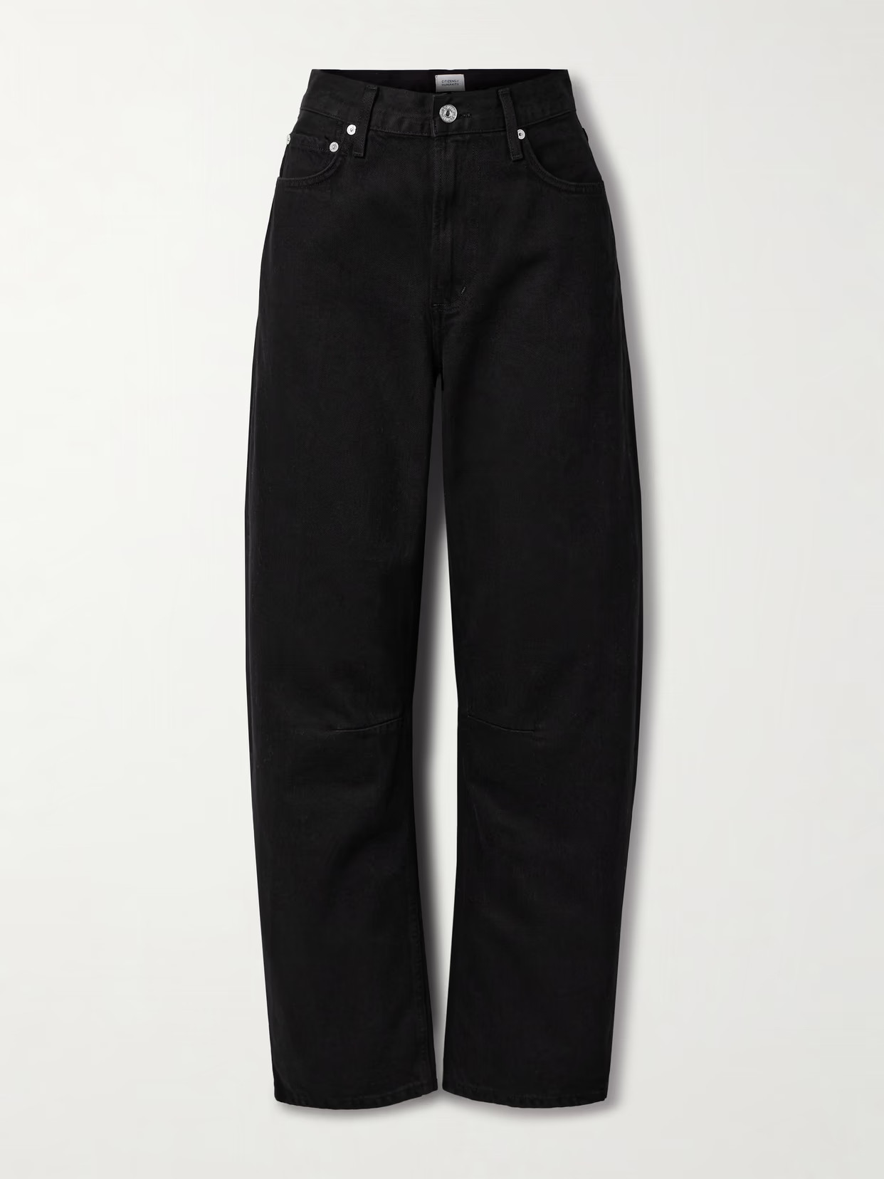 Citizens of Humanity - Miro Long Mid-rise Barrel-leg Jeans - Black | NET-A-PORTER (US)