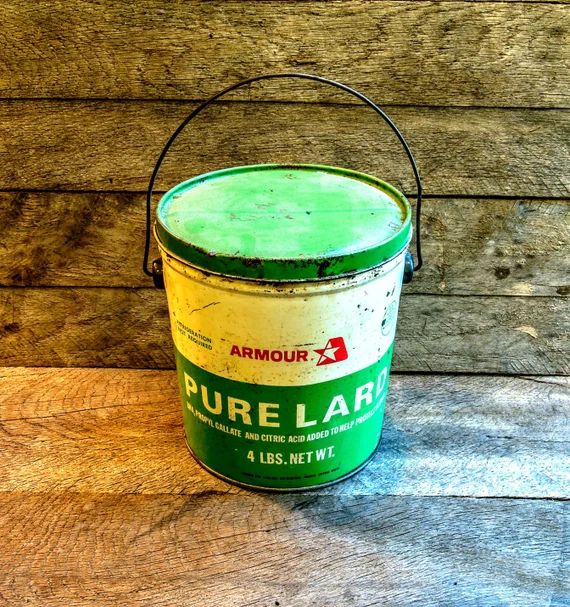 Armour Lard Tin | Etsy (US)