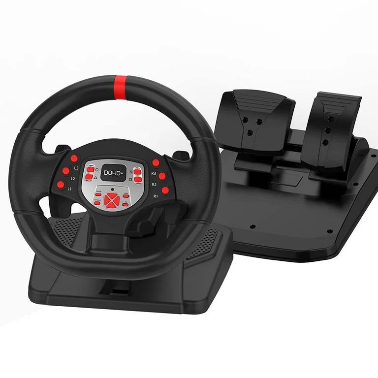Racing Wheel,PS4 Gaming Steering Wheels Volante 180° Pedals Shifter for Windows PC /Playstation ... | Walmart (US)