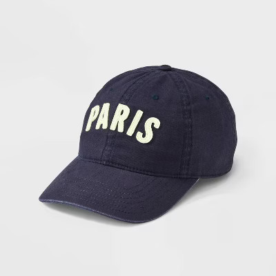 Men's Cotton Baseball Hat - Mighty Fine Navy Blue | Target