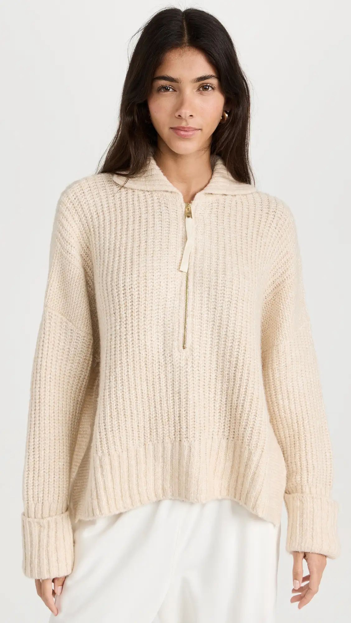 Varley Amelia Half Zip Knit Sweater | Shopbop | Shopbop
