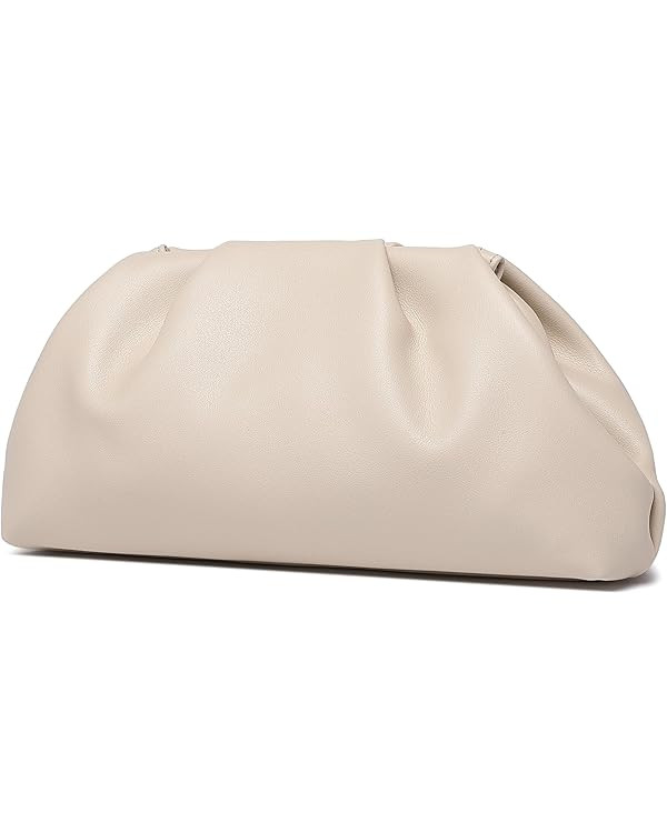 Soft Faux Leather Clutch Purses for Women Formal Evening Bag Elegant Luxurious Hand Bag | Amazon (US)