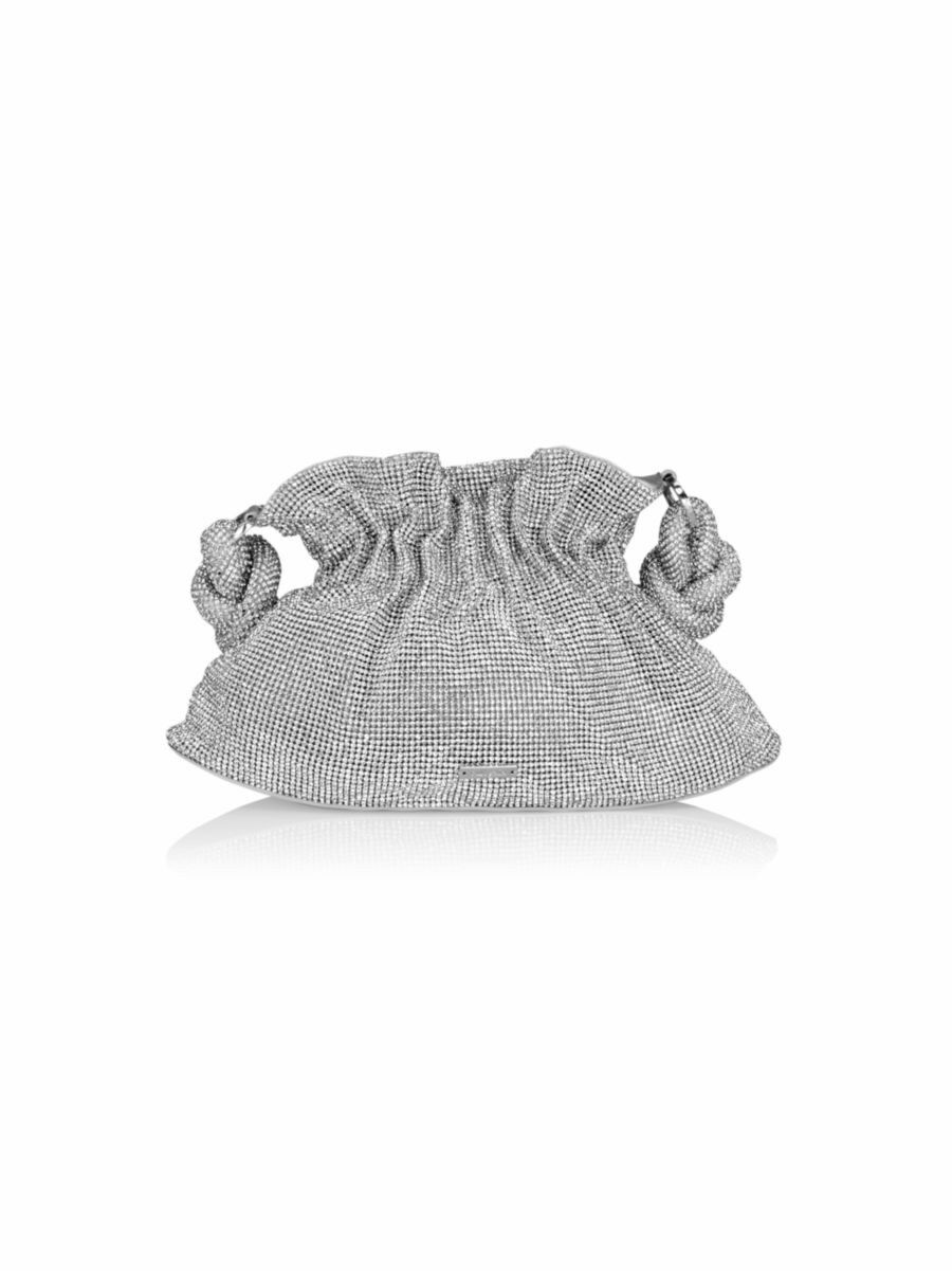 Mini Bara Rhinestone Mesh Shoulder Bag | Saks Fifth Avenue