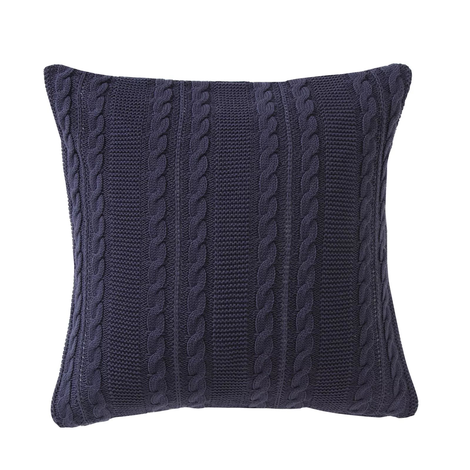 VCNY Dublin Cable Knit Throw Pillow, Blue, Fits All | Kohl's