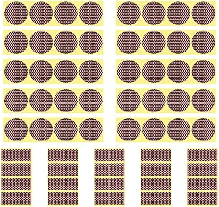 Match Striker Paper with Adhesive Match Striker Sticker Sheet Honeycomb Pattern 40 Circle Match S... | Amazon (US)