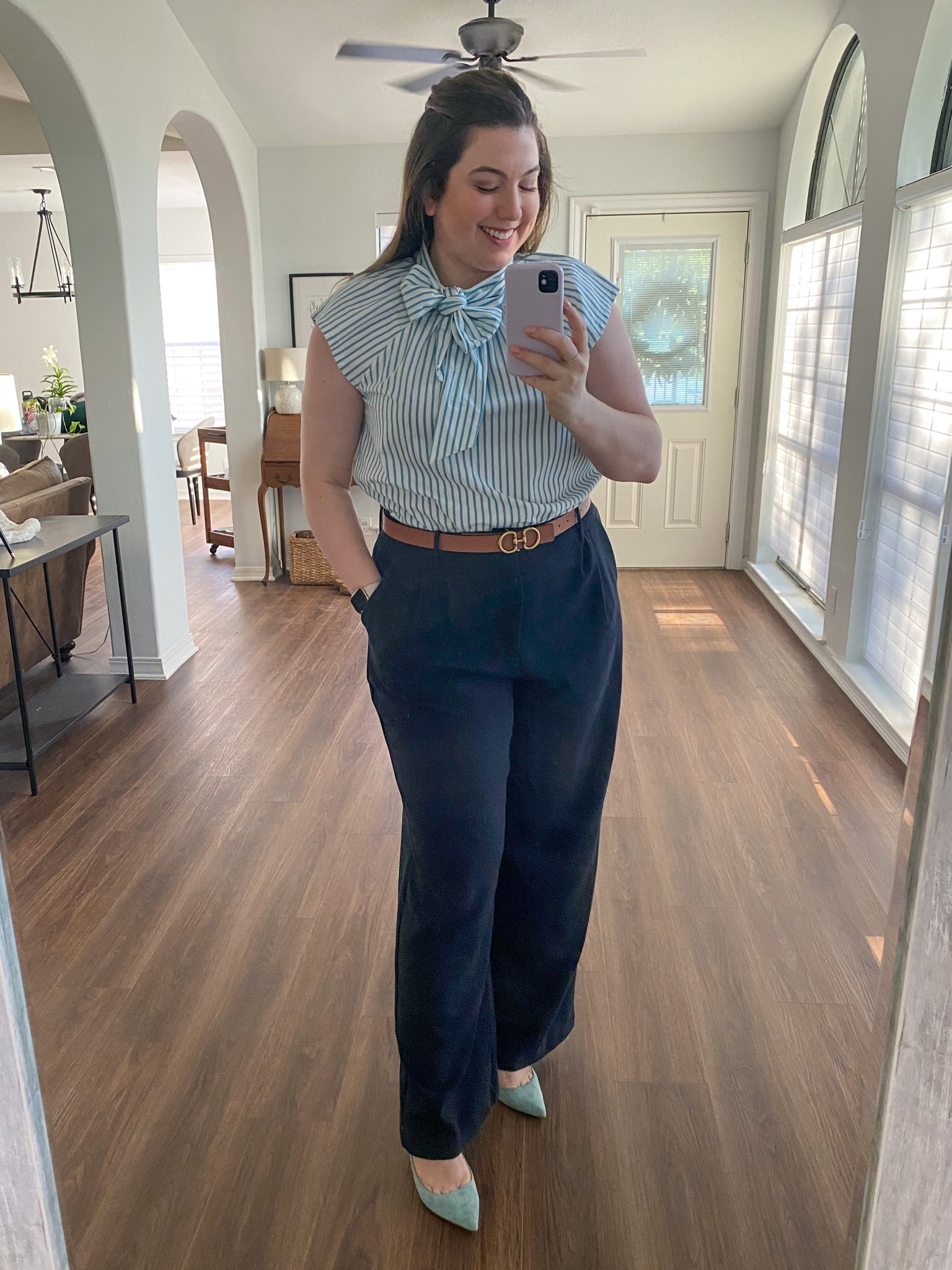 Workwear 4/12/23 #ootd 

This blouse is on sale! 

Business professional workwear and business casual workwear and office outfits 

#LTKcurves #LTKsalealert #LTKworkwear