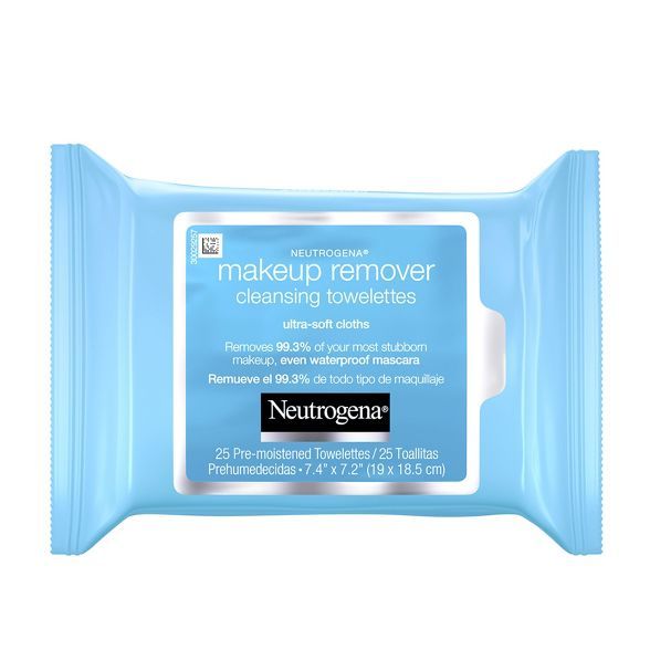 Neutrogena Makeup Remover Cleansing Towelettes & Face Wipes - 25ct | Target
