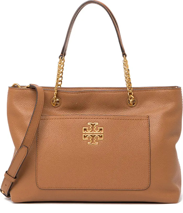 TORY BURCH Britten Leather Satchel Bag | Nordstromrack | Nordstrom Rack
