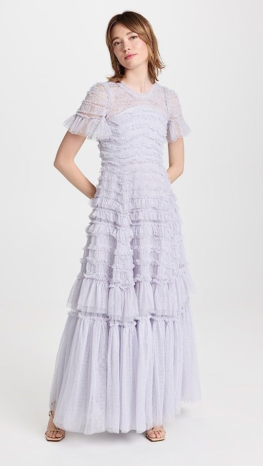 Needle & Thread Valentine Ruffle Gown | SHOPBOP | Shopbop