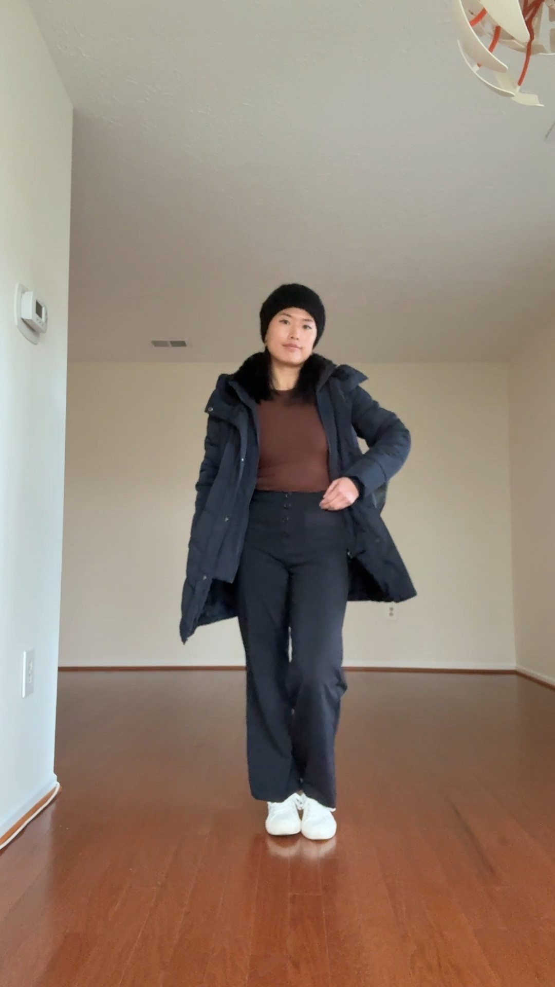 Work outfit inspo! Long sleeve Brami, work pants, white sneakers and work coat for winter office style

#LTKSeasonal #LTKWorkwear #LTKStyleTip