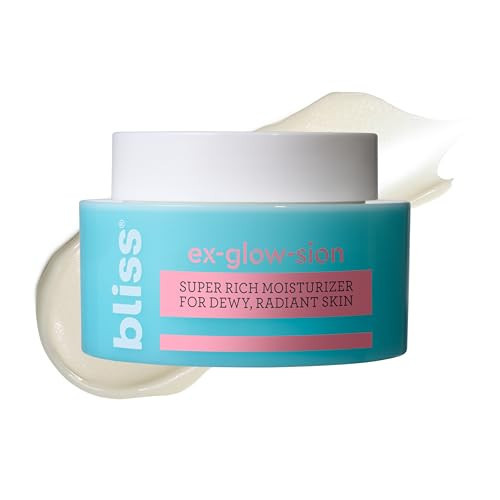 Bliss Ex-glow-sion Radiance-Boosting Moisturizer | With Vitamin C, Squalane & Deep Dew Complex | Plumps, Brightens & Softens Dry Skin | Clean, Vegan, 1.7 oz | Amazon (US)