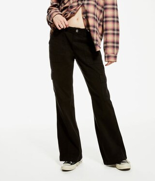 Low-Rise Flare Utility Cargo Pants | Aeropostale