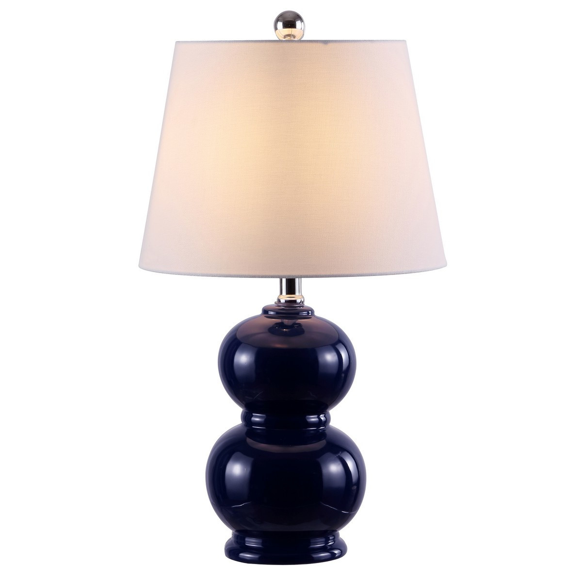 Everlee Ceramic Table Lamp in Navy | 1stopbedrooms