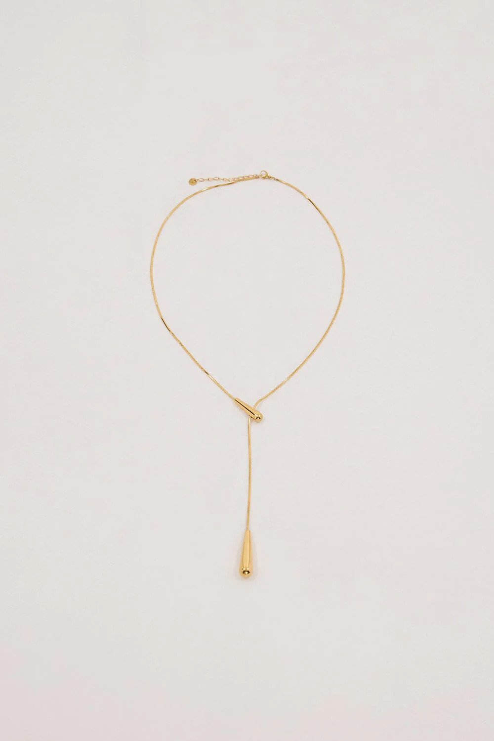 ANNA ROSSI GOLD DROP CHAIN NECKLACE | DISSH