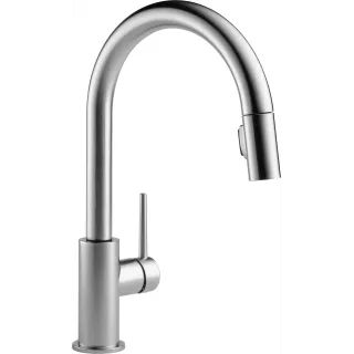 Delta Trinsic Pull-Down Kitchen Faucet with Magnetic Docking Spray Head - Includes Lifetime Warra... | Build.com, Inc.