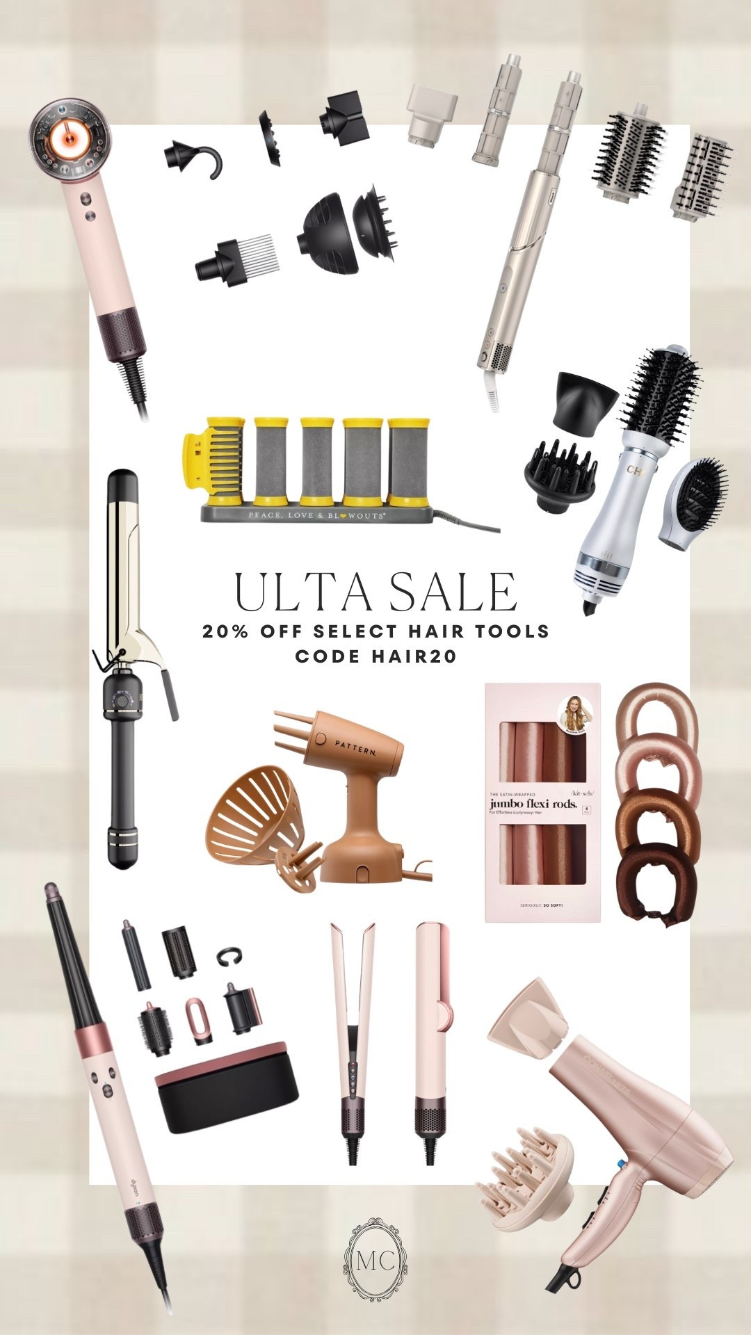 Huge Ulta hair sale! Now until 3/7, 20% select hair tools using code HAIR20 🔗 Grab these amazing deals while you can! #ultasale #hairtools 

#LTKBeauty #LTKgrwm #LTKSaleAlert